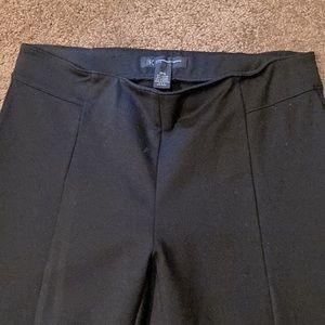 INC.BLACK PULL-UP DRESS/CASUAL PANTS. SIZE 8 Petite Short. Soft with stretch EUC